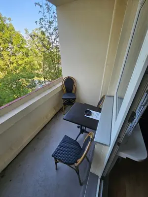 Ein Sitzbereich in der Unterkunft schöne Fewo,54qm,2SchlaZi,4Pers,Vollausstattung