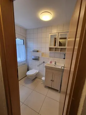 Ein Badezimmer in der Unterkunft Ferienwohnung Sonnenhaus