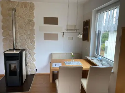 Küche/Küchenzeile in der Unterkunft Wunderschöne Ferienwohnung in Nagel am See