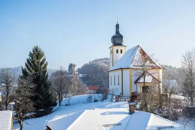Apfelblüte und Paradies im Winter