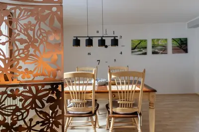 Ein Sitzbereich in der Unterkunft VIA MALA Apartment