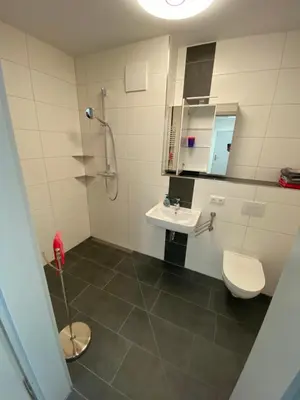 Ein Badezimmer in der Unterkunft Moderne, barrierefreie Ferienwohnung