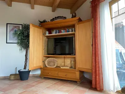 Die Bibliothek in der Ferienwohnung