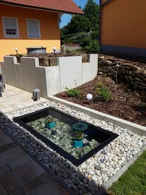Ein Garten an der Unterkunft Gästehaus Andreas