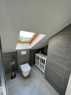 Ein Badezimmer in der Unterkunft Die Loft