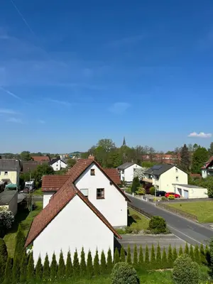 Das Gebäude in dem sich die Ferienwohnung befindet