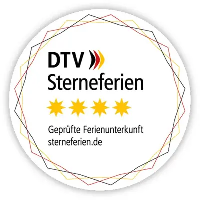 Ein Zertifikat, Auszeichnung, Logo oder anderes Dokument, das in der Unterkunft Select-Home 2 - Netflix - Kaffee&Tee - Parkplatz - viele Extras ausgestellt ist