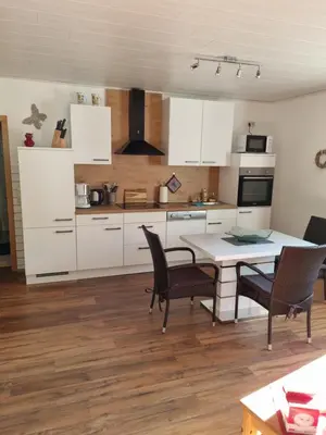Küche/Küchenzeile in der Unterkunft Ferienwohnung Norbert