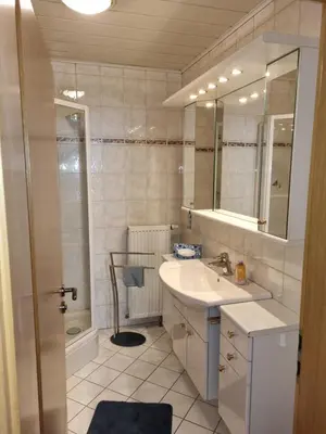 Ein Badezimmer in der Unterkunft Ferienwohnung Norbert