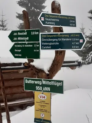 Ferienwohnung Zern im Winter