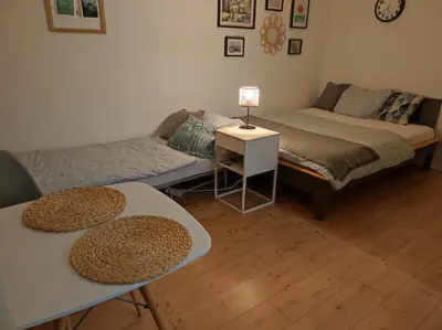 Ein Sitzbereich in der Unterkunft Suite 13 Apartment mit Netflix