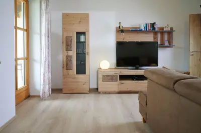 TV/Unterhaltungsangebot in der Unterkunft Ferienwohnung Patermann