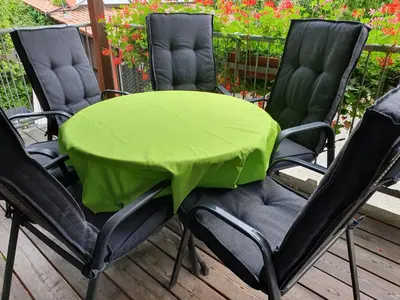 Ein Sitzbereich in der Unterkunft Cornelia Kolpak-Krieger