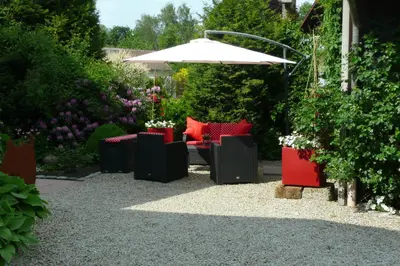 Ein Garten an der Unterkunft Cornelia Kolpak-Krieger