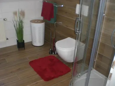 Ein Badezimmer in der Unterkunft Fewo Böhmerwaldblick