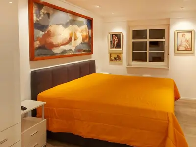 Ein Bett oder Betten in einem Zimmer der Unterkunft Holiday Home Grenzenlos by Interhome