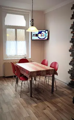 TV/Unterhaltungsangebot in der Unterkunft Ferienwohnung am Birkenwäldchen