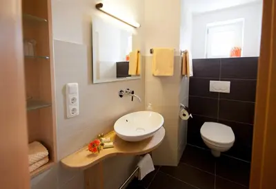 Ein Badezimmer in der Unterkunft Landhotel Gruber