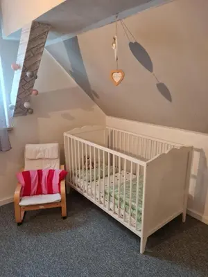 Ein Bett oder Betten in einem Zimmer der Unterkunft Haus Steindöbra