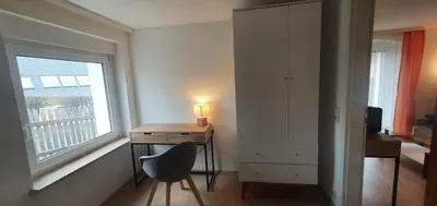 TV/Unterhaltungsangebot in der Unterkunft Miniferienwohnung am Wiesenweg