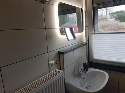 Ein Badezimmer in der Unterkunft Ferienhaus Moni