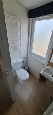 Ein Badezimmer in der Unterkunft Haus Chios