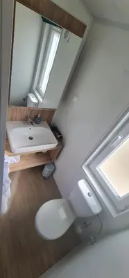 Ein Badezimmer in der Unterkunft Haus Ballum