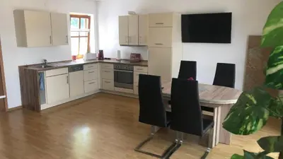 Küche/Küchenzeile in der Unterkunft Ferienwohnung Jung