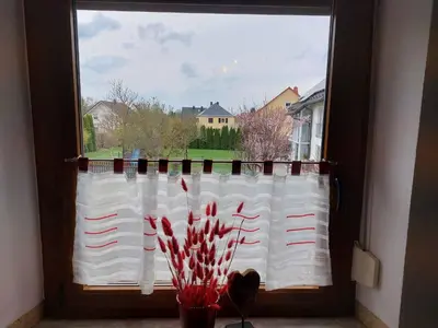 Ein Balkon oder eine Terrasse in der Unterkunft Wohnambiente
