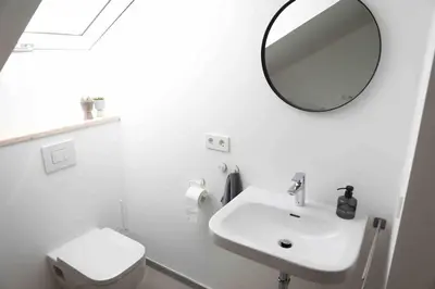 Ein Badezimmer in der Unterkunft Pegnitz Apartement