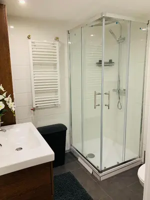 Ein Badezimmer in der Unterkunft Studio-Apartments Boulevard