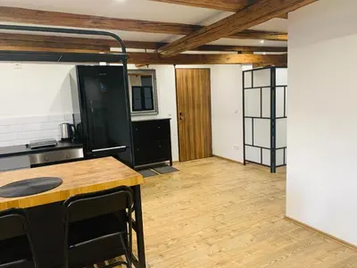 Küche/Küchenzeile in der Unterkunft Studio-Apartments Boulevard