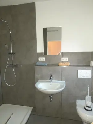 Ein Badezimmer in der Unterkunft Haus Guttenberg