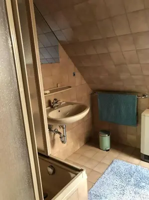 Ein Badezimmer in der Unterkunft Ferienwohnung Schlossberg 3