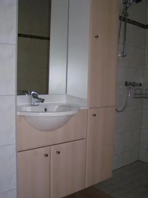 Ein Badezimmer in der Unterkunft Domizil