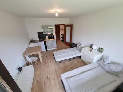 Küche/Küchenzeile in der Unterkunft Terrassenapartment Dietel