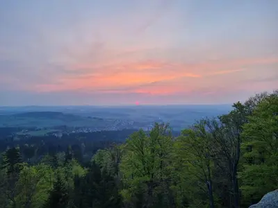 Naturlandschaft in der Nähe der Ferienwohnung