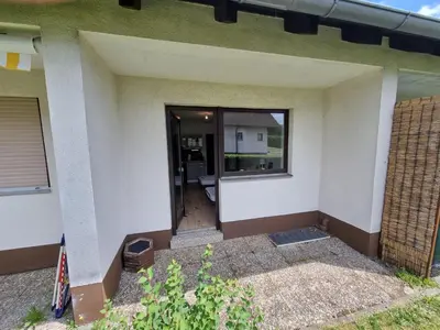 Das Gebäude in dem sich die Ferienwohnung befindet