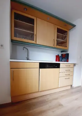 Küche/Küchenzeile in der Unterkunft Unsere Ferienwohnung in Lengenfeld.