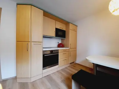Küche/Küchenzeile in der Unterkunft Unsere Ferienwohnung in Lengenfeld.