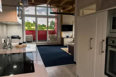 Küche/Küchenzeile in der Unterkunft All Senses Ferienwohnung