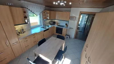Küche/Küchenzeile in der Unterkunft Ferienhaus am großen Waldstein