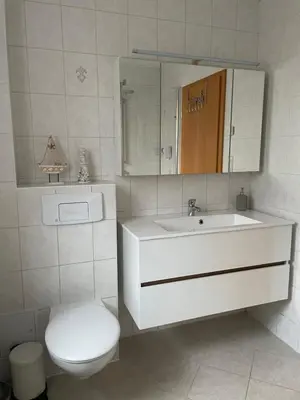 Ein Badezimmer in der Unterkunft Zum Geigenmüller