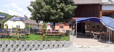 Das Gebäude in dem sich die Ferienwohnung befindet