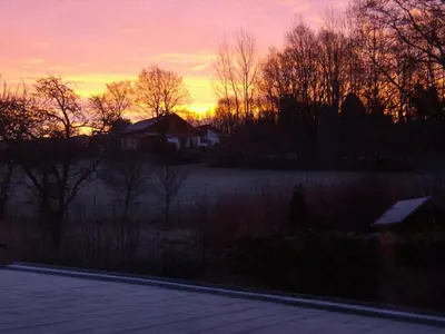 Blick auf den Sonnenuntergang/Sonnenaufgang von des Hotels aus oder aus der Nähe
