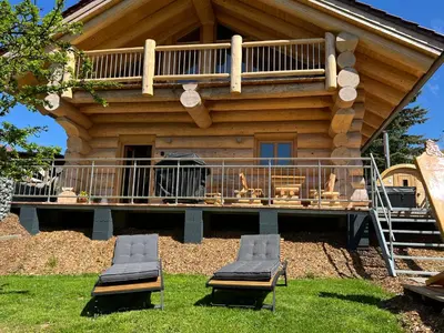 Ein Balkon oder eine Terrasse in der Unterkunft Waldstein Chalet
