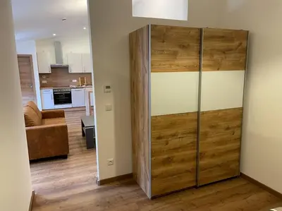 Küche/Küchenzeile in der Unterkunft Apartment in zentraler Lage mit Privatparkplatz