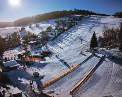 Wurzelrudis Hostel im Winter