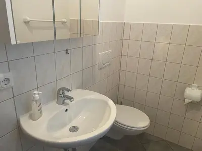 Ein Badezimmer in der Unterkunft Ferienwohnungen Börnert am 