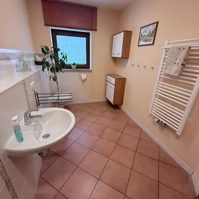 Ein Badezimmer in der Unterkunft Ferienwohnungen Börnert am 